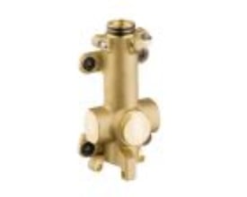 Axor Starck ShowerColl. indbygningsmodul i messing til hylde, designet til indbygning i bruseområdet.