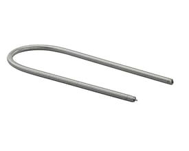 Uponor Unipipe indvendig bukkefjeder til 16 mm rør, med en U-formet bøjning på hvid baggrund.