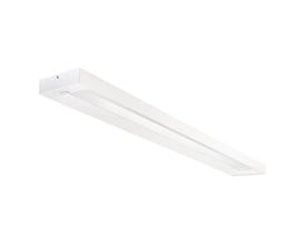 Ecoline Connect 1200 loftlampe fra SG Armaturen i hvid med integreret SG Connect-sensor, viser luminaire med 4000K.