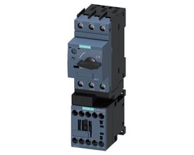 Siemens Sirius motorstarter 3RA2110-1JA16-1AP0, størrelse S00, 7-10A, AC 230V, med skruetilslutning til DIN-skinne montering.