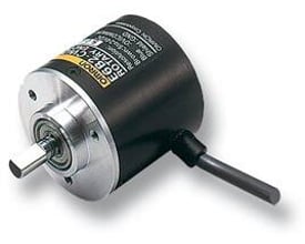 Omron E6B2-CWZ6C inkremental encoder med 360ppr, 5-24VDC og NPN udgang med 2 meter kabel.
