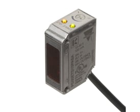 Carlo Gavazzi PD30ETT15NASA fotoaftaster med metalhus, mørkt frontfelt, to statuslys og fast kabel.