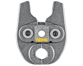 REMS Pressbakke Mini RN 20 til Roth PressCheck, viser de to pressbakker og RN 20 markeringer i metal.