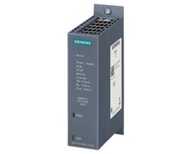 Siemens SIMATIC CN 4100 CPU modul til Process Automation, vist på en hvid baggrund med tydelige statusindikatorer og porte.