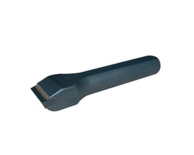 Sprehn hårdmetal kantjern til natursten, 50mm bredt og 200mm langt, med gråt skaft og mejselspids.