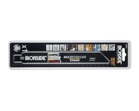 Ironside MULTI-bajonetsavklinge med hårdmetaltænder i emballage, mærket 228 mm og 5 TPI.