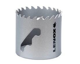 Lenox Carbide Tipped hulsav på 57 mm med synlige karbidtænder og Speed Slot-åbning.