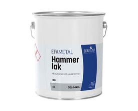 EFApaint Hammerlak 78014, 5 liters spand i blå nuancering med hammereffekt til metal. Produktnummer 0122-04426.