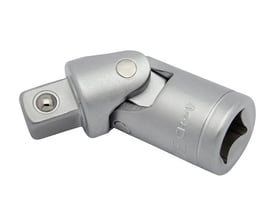 Ironside kardanled med 1/2" firkant og 75 mm længde, set skråt forfra med firkantet fæste og rundt led.