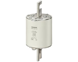 Siemens SITOR NH3 sikring på 710A og 1000V AC, med gR mærkning og CE logo.