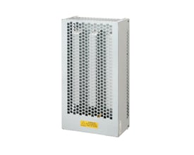 Siemens Sinamics bremsemodstand 250 kW, 600V DC input, 250 KW/15S output og 2.2 OHM, med perforeret metalhus.
