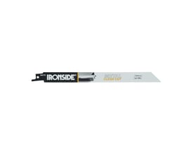Ironside bajonetsavklinge BIM CC på 228 mm med 18 TPI set fra siden med synlige tænder og monteringsfæste.