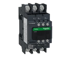 Schneider Electric TeSys D kontaktor på 65A med 3 poler og 1NO+1NC kontakter, 480VAC spole.