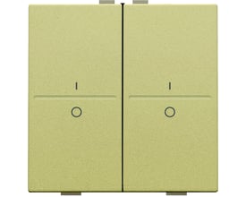 Niko tangent med 'i' og 'o' symbol i limegrøn farve, designet til 4-tryk systemer på neutral baggrund.