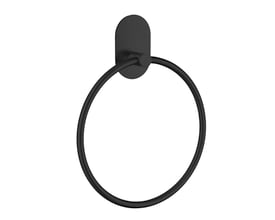 Beslagsbodens matsorte, selvklæbende håndklædering på Ø168 mm har en rund ring og en oval vægplade.