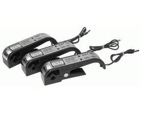 DKT CS17 kabelstripper sæt til Cavel koaksialkabler, viser tre forskellige modeller på hvid baggrund.