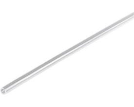 Festo trykluftslange PFAN 6X1 i naturfarve, med en udvendig diameter på 6mm og indvendig på 4mm, vist på hvid baggrund.