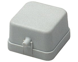 Procon multistik blinddæksel A3/A4/A5/D7/D8 i pulverlakeret aluminium med en lille låsearm foran.