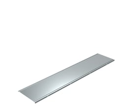 Legrand Låg CP 400 ZM, 2 meter langt og 400 mm bredt, fremstillet i stål med zinkmagnesiumbelægning, isoleret på hvid baggrund.