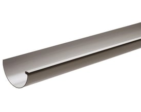 Plastmo plast tagrende nr. 11 i grå, 116 mm bred og 69 mm høj, med en ren og enkel udformning på hvid baggrund.