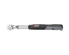 Ironside digital momentnøgle på 3/8" med måleområde på 27-135 Nm, vist fra siden med display og LED-indikatorer.