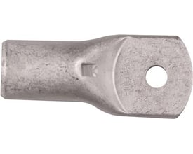 Elpress CU-rørkabelsko KRF240A-12, fortinnet kobber, 240mm² lederareal med M12 laske og inspektionshul.