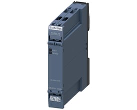 Siemens SIRIUS 3RN2 termistorrelæ i 17,5 mm kabinet med 24-240V AC/DC forsyning og 1 NO/1 NC kontakt.