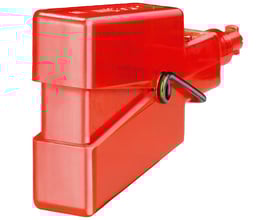 Siemens rød pasringstang til NEOZED og DIAZED sikringssystemer, 63A, vist på hvid baggrund.