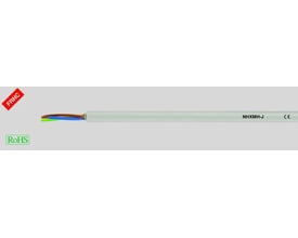 HELUKABEL installationskabel NHXMH-J 3G4 afmålt, halogenfrit kabel med tre ledere i grå kappe.
