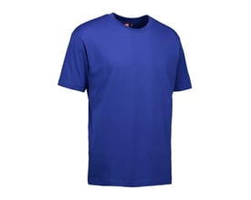 Kongeblå ID Identity Game T-shirt til mænd i størrelse 3XL, vist forfra på hvid baggrund.