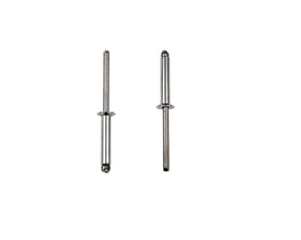 Detaljeret billede af Masterfix blindnitte 3,2x8mm med undersænket hoved og rustfri A2 materiale.