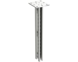 Schneider Electric loftpendel 20F-3000 i varmgalvaniseret stål, klar til montering på loft eller gulv med T-bolt konsoller.