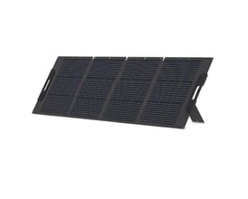 Zmartgear 200W foldbart solpanel, ZMG113, vist udfoldet med støtteben, klar til brug på en hvid baggrund.