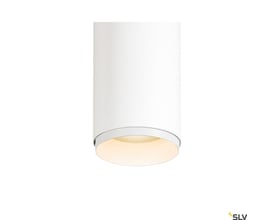 SLV NUMINOS S loftlampe i hvid, vist tæt på, med lysende kilde og detaljeret overflade.