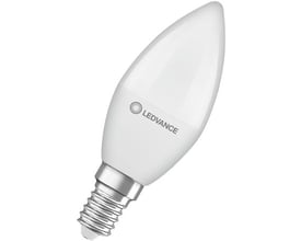 Ledvance LED Comfort kerte pære med mat finish, E14 sokkel og 245lm lysstyrke.