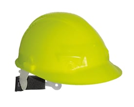 Limegrøn Palladio Advanced vent. hjelm med optimeret ventilationssystem og komfortabel pasform på hvid baggrund.