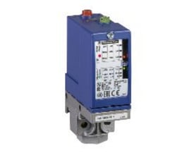 Schneider Electric pressostat XMLB300D2S11 med 1/4" BSP hun-tilslutning og justerbart trykområde fra 22-300 bar.