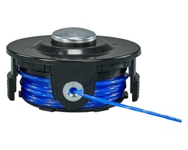 Makita snørrehoved til DUR193 med 1,6 mm blå tråd, klar til brug og nem montering.