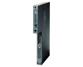 Siemens S7-400 interfacekabel IM461-3 med K-bus, 100 m. Viser enhedens grå kabinet med tilslutninger og mærkater.