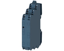Siemens Signalkon 3RS70 signalkonverter til 24VAC/DC med fjederterminaler og markeringerne A og 2.