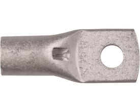 Elpress Cu-rørkabelsko Krf25-6, fortinnet kobber til 25mm² Cu-ledere, med M6 laske og inspektionshul.