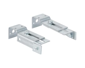 Geberit DuofixBasic vægbeslagssæt med to forzinkede beslag til enkel montering af installationselementer foran vægge.