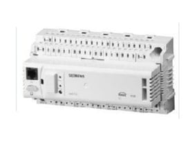 Siemens RMU710B-1 universal regulator med én reguleringssløjfe og mange tilslutningsmuligheder, vist på hvid baggrund.
