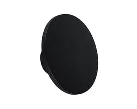 V-TAC 12W LED Dome Light i sort PC-hus, rund loftsbelysning med 1200lm og 3000K varm hvid farve.