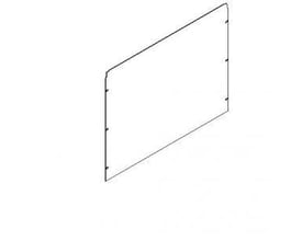 Eaton Tabula grundplade 4 x 2 meter, vist som en skematisk tegning med huller til montering.