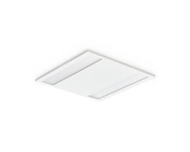 CoreLine Indbygningsarmatur RC136B, et 60x60 cm hvidt loftarmatur med stålramme, klar til loftmontering.