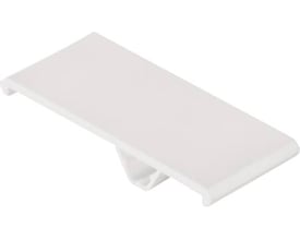 Weidmüller afdækningsskilt WAD27, 64x27mm, fremstillet af blank hvid PA polyamid uden print.