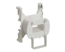Schneider Electric spole LXD1, hvid plastkonstruktion med viklet kobbertråd, beregnet til 600VAC og LC1D09-38 kontaktorer.