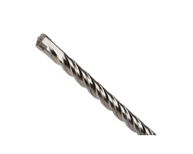 DeWalt 4-skærs ELITE SDS-plus hammerbor i størrelsen 12x150/200 mm, vist tæt på med fokus på spidsen og den snoede krop.