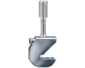 Siemens skærmklemme i metal med snap-on tilslutning og justeringsskrue til 3-8mm kabler.